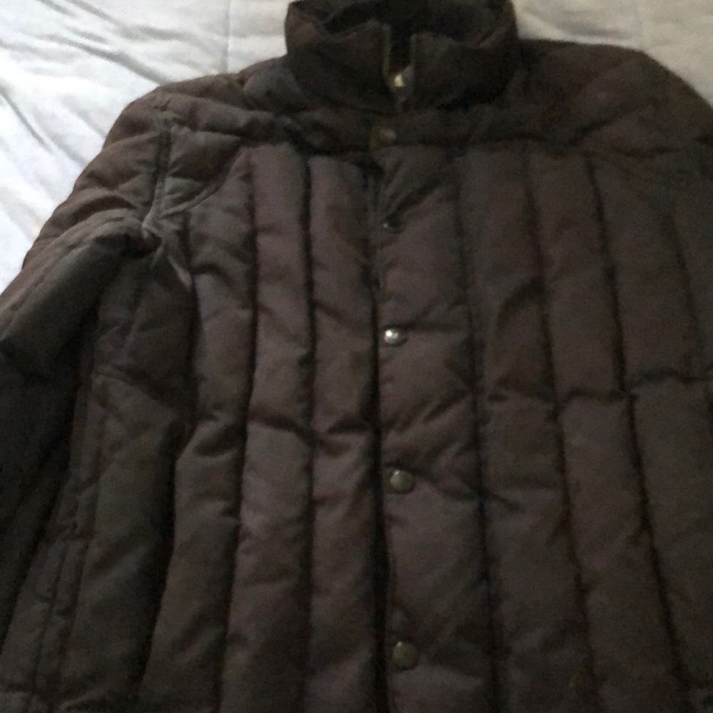 Dark blue Armani exchange winter jacket